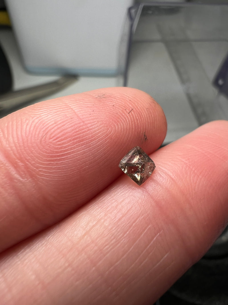 0.56ct rough cut octo