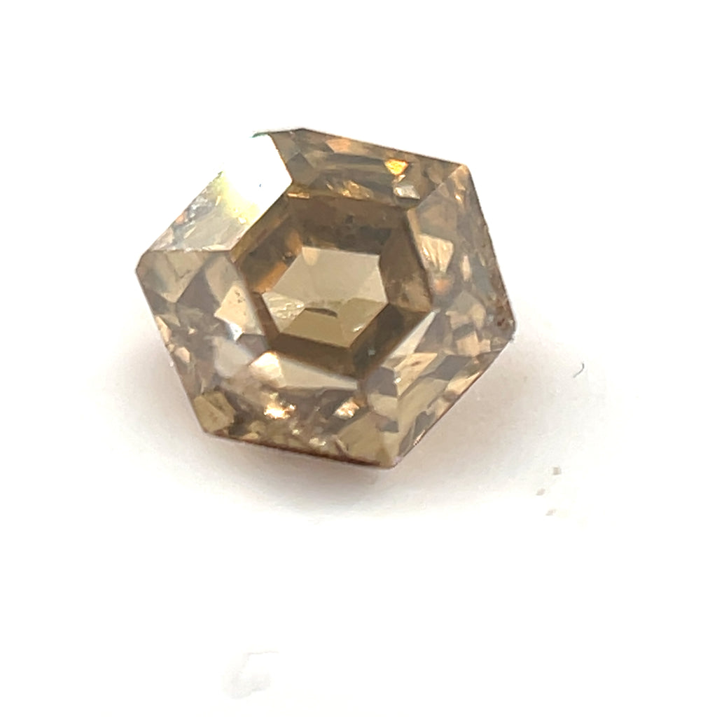 0.63ct Hex step cut