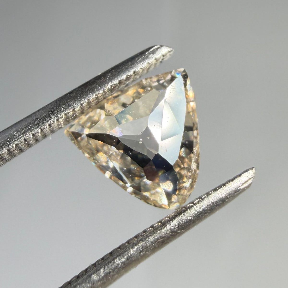 0.77ct Triangle Freeform Rose Cut