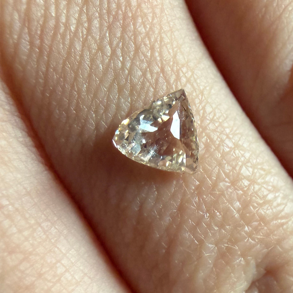 0.77ct Triangle Freeform Rose Cut