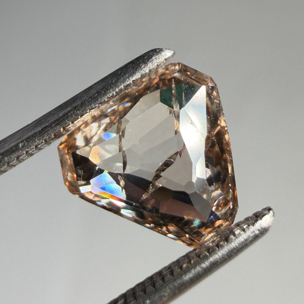 0.99ct Triangle Freeform Rose Cut