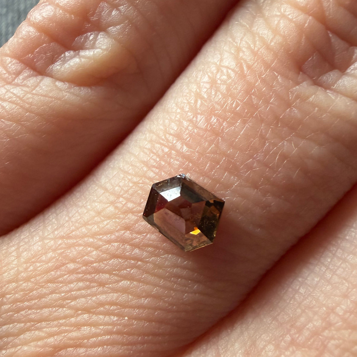0.64ct Freeform Step Cut Hex