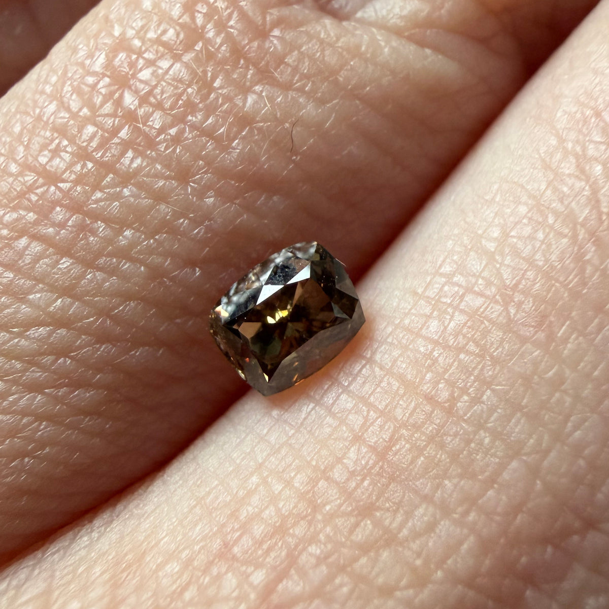 0.61ct Cushion