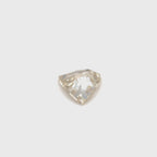 0.77ct Triangle Freeform Rose Cut
