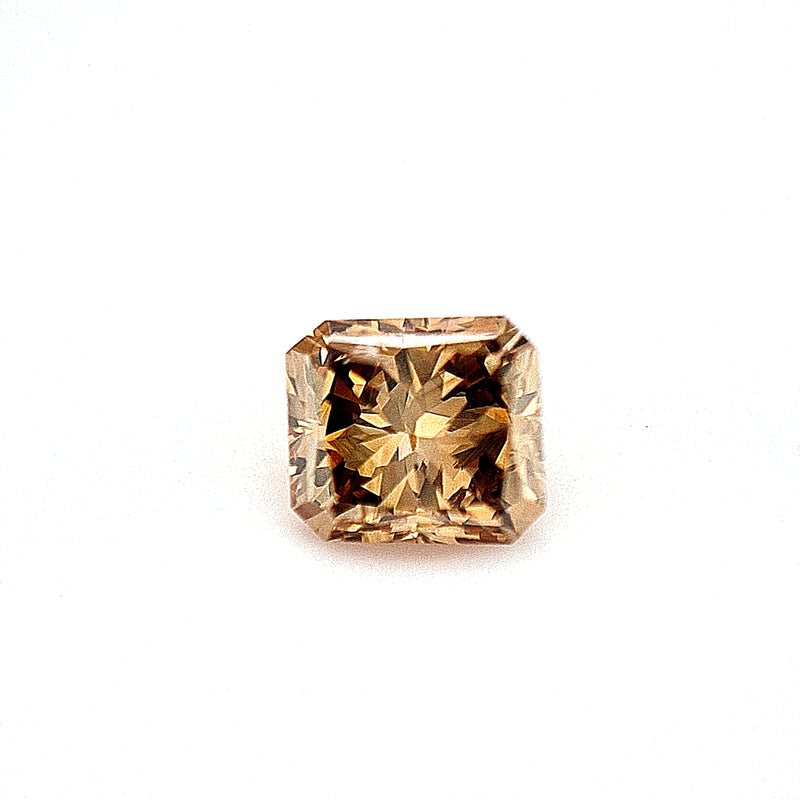 Radiant Cut 0.71ct Brown SI2