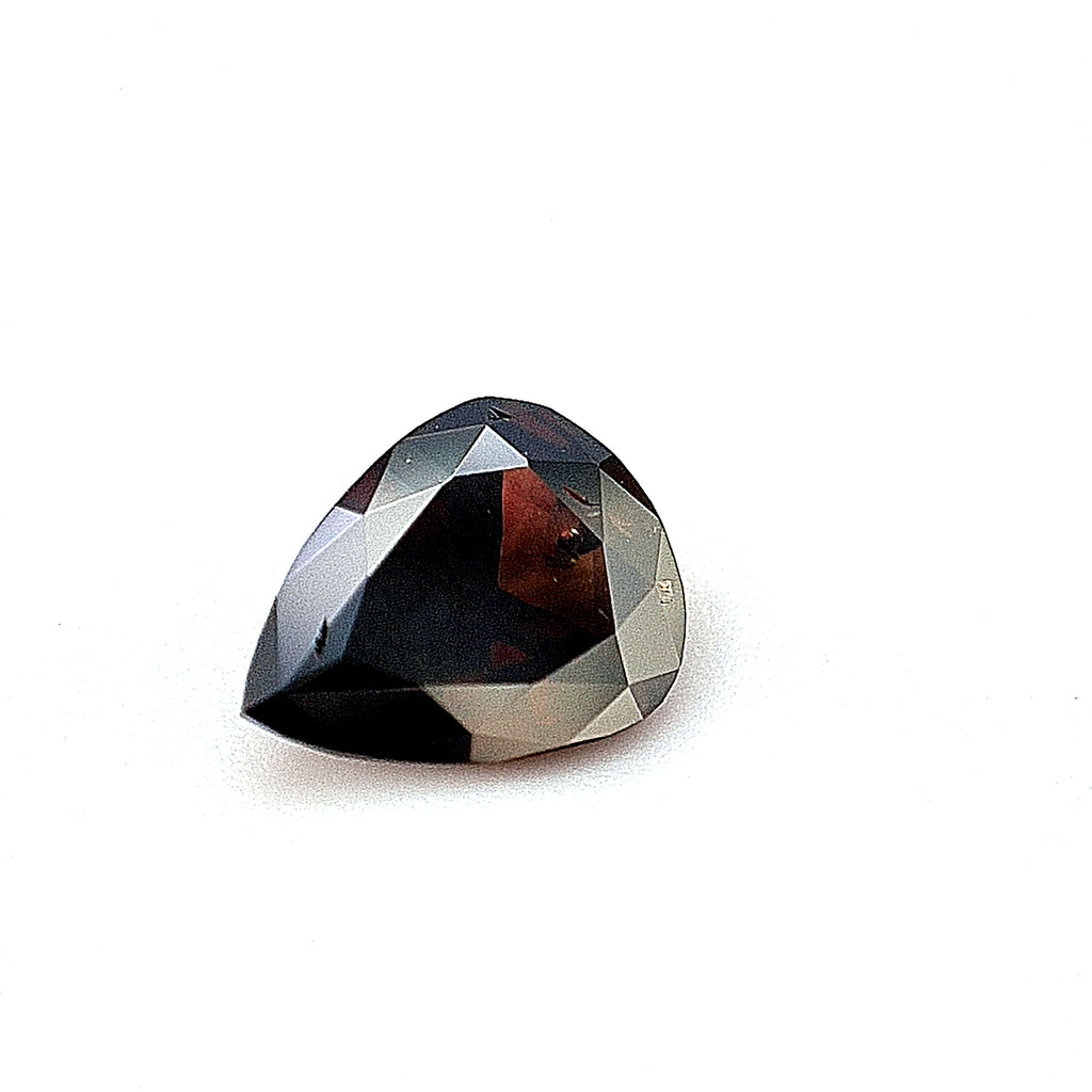 Pear Cut 0.90ct Dark Brown I1