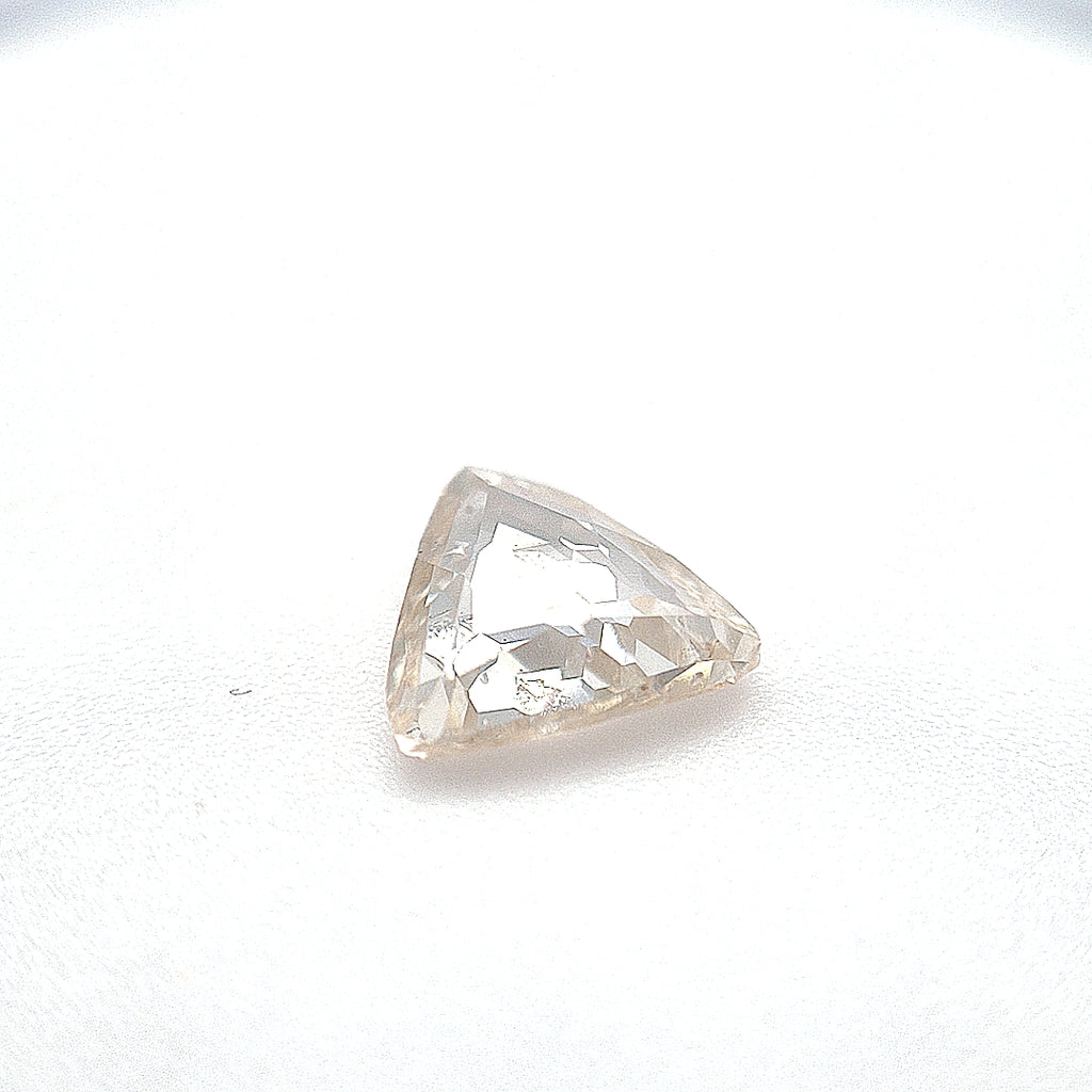 Triangle Freeform Cut 0.63ct Light Brown SI