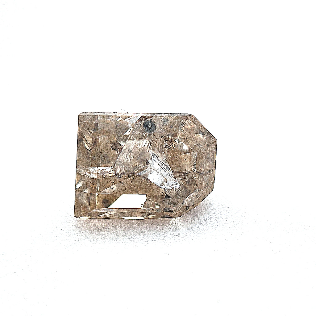 Fancy Step Cut 1.46ct Brown Salt & Pepper