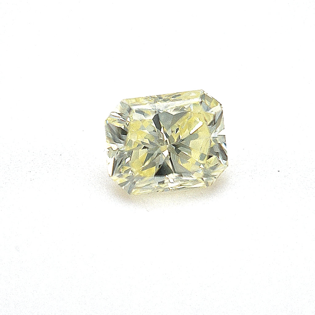 GIA Radiant 0.64ct - Fancy Light Yellow VS2