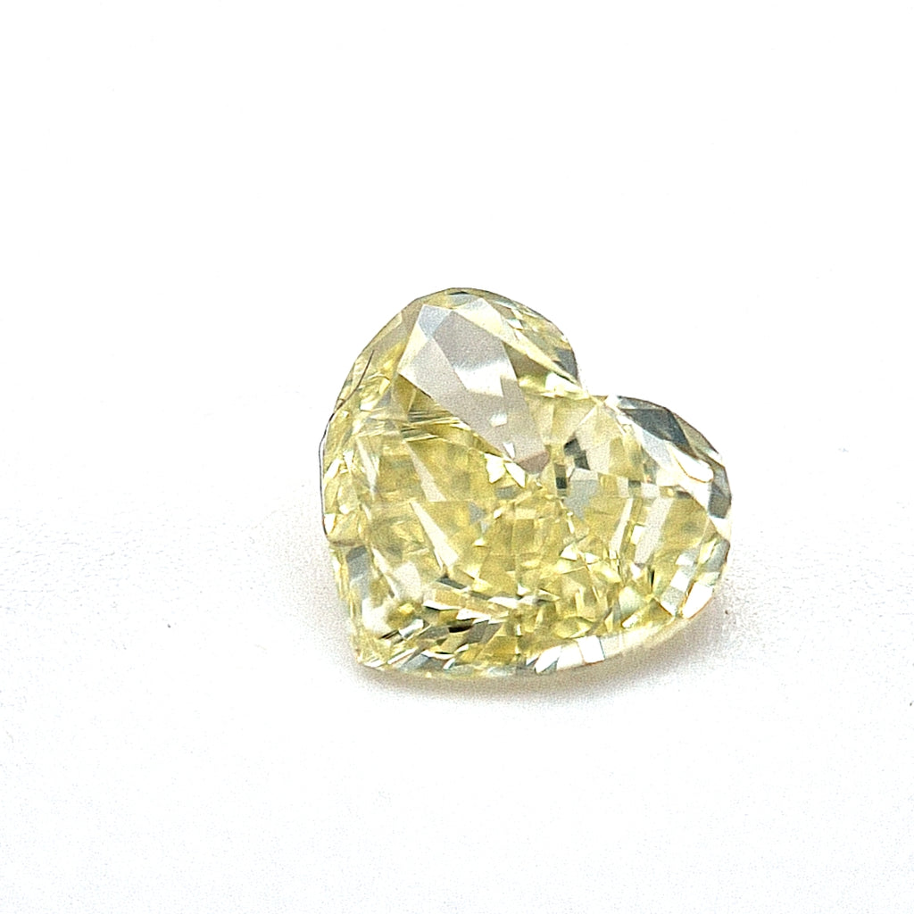 HRD Heart Shape 0.53ct - Fancy Yellow VVS1