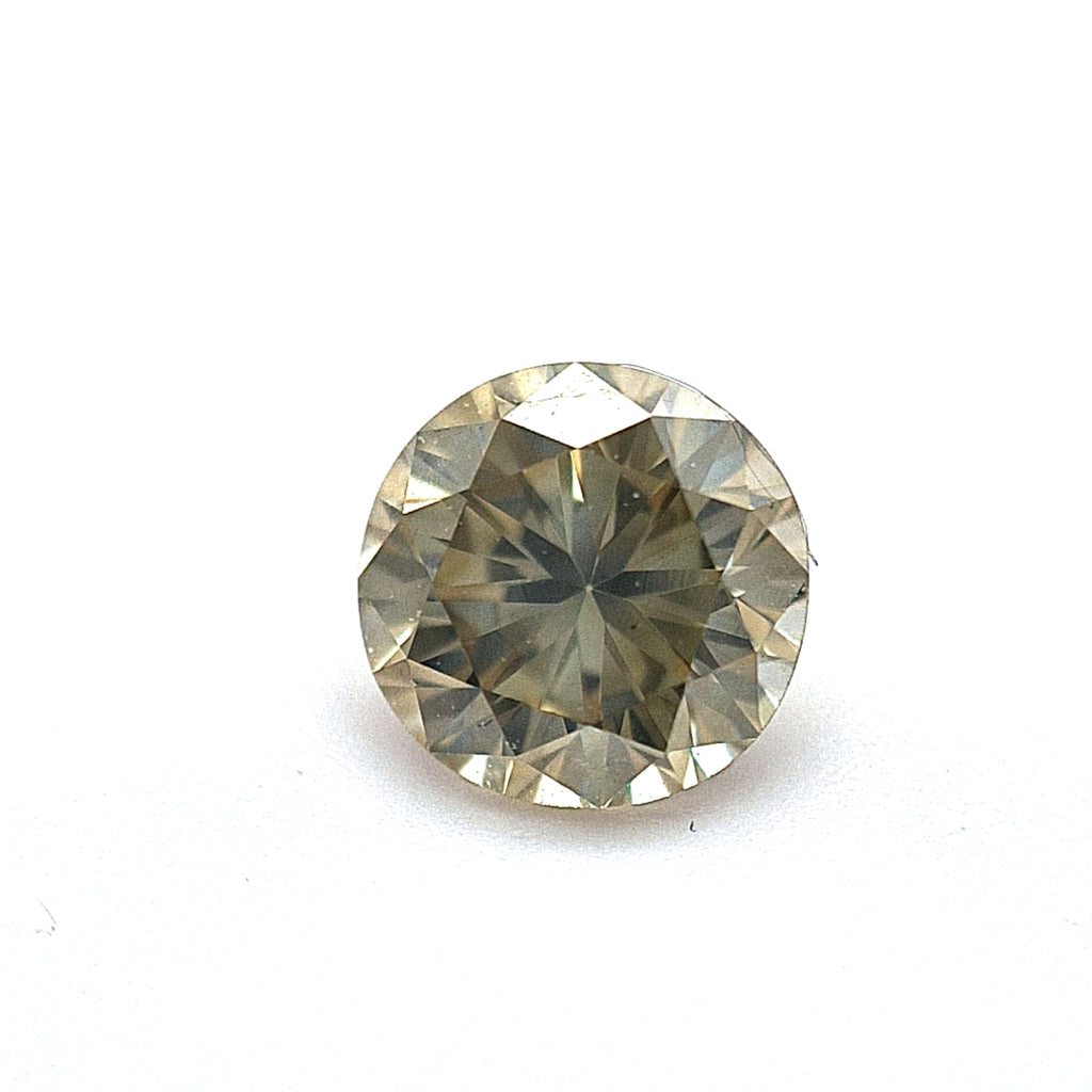 HRD Brilliant Cut 0.51ct - Greyish Yellow VS2