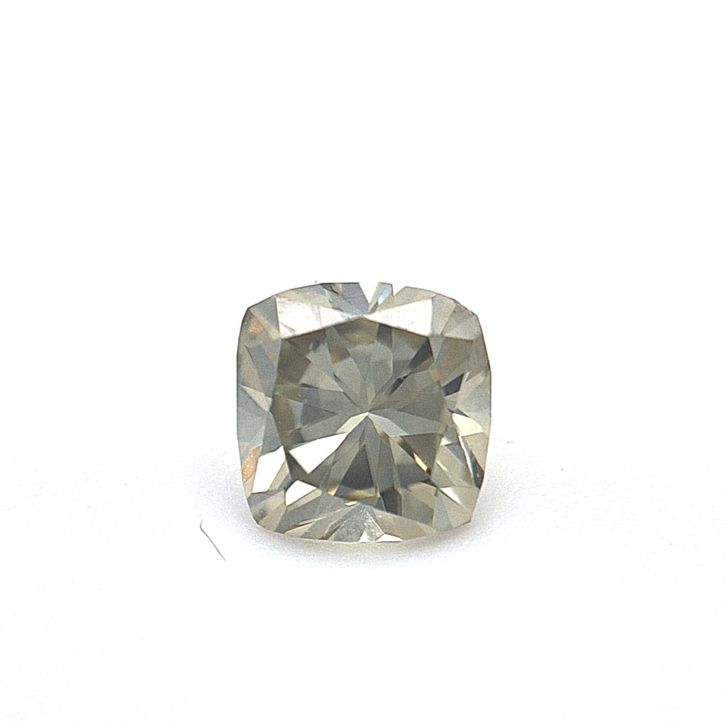 HRD Cushion 0.37ct - Greyish Yellow VVS2