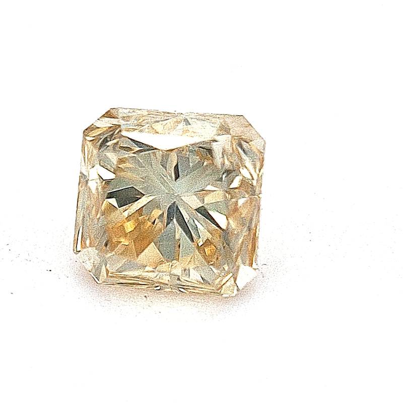Radiant Cut 0.48ct Light Brownish Yellow SI1